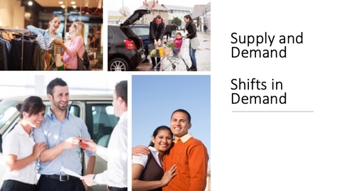 Thumbnail for Supply and Demand - Shifts in Demand