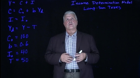 Thumbnail for Income Determination Model - Lump-Sum Taxes