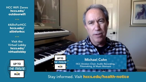 Thumbnail for HCCTV Up To The Minute | Michael Cohn |.Media Arts Chair