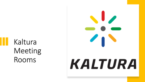 Thumbnail for Kaltura Meeting Rooms