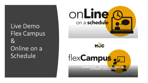 Thumbnail for Live Demo - Flex Campus and Online on a Schedule