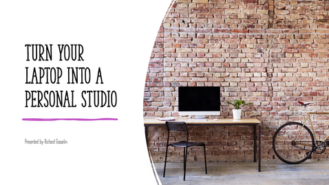 Thumbnail for How to Turn Your Laptop Into a Personal Studio