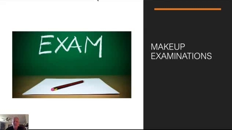 Thumbnail for entry Makeup Examinations