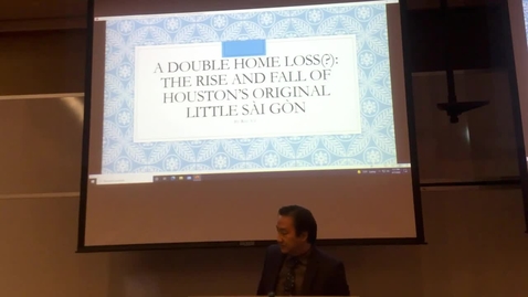 Thumbnail for History Speakers Series present Dr. Roy Vu