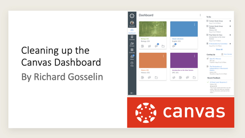 Thumbnail for Cleaning Up the Canvas Dashboard