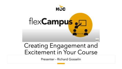 Thumbnail for entry Flex Campus Demo - Creating Student Engagement and Excitement in Your Course