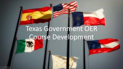 Thumbnail for Open Ed Week Webinar: Texas Government OER Course