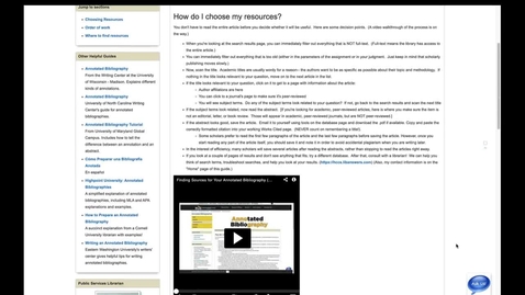 Thumbnail for (ProQuest) Finding Sources for your Annotated Bibliography
