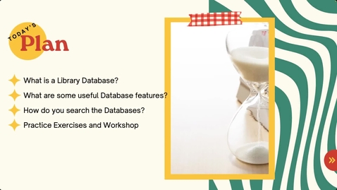Thumbnail for HCC Libraries Intro to Databases webinar
