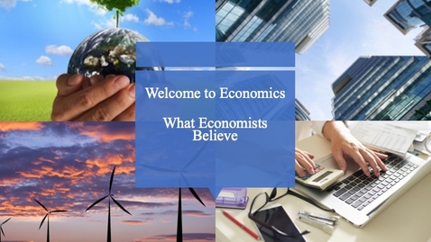 Thumbnail for entry Clip of What Economists Believe