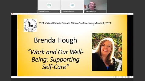 Thumbnail for 2021 Virtual Faculty Senate Micro-Conference--March 3
