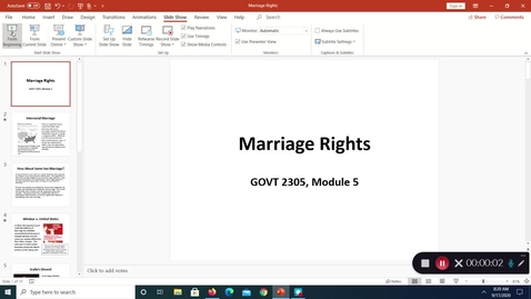 Thumbnail for Marriage Rights, September 2020