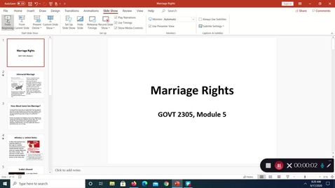 Thumbnail for entry Marriage Rights, September 2020