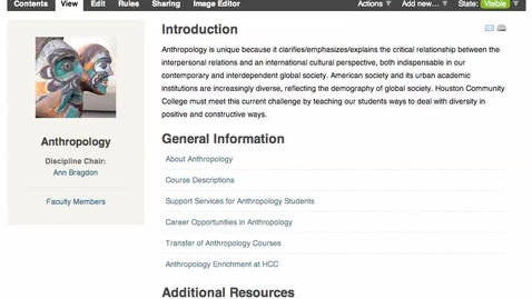 Thumbnail for Adding a Page to the Learning Web