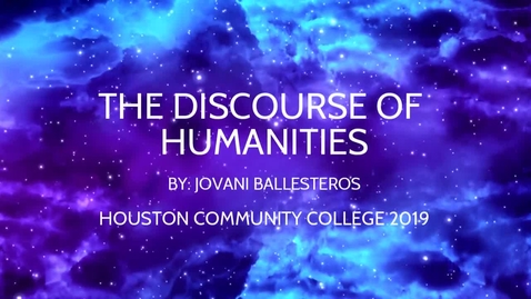 Thumbnail for entry Jovani Ballesteros's Humanity Video