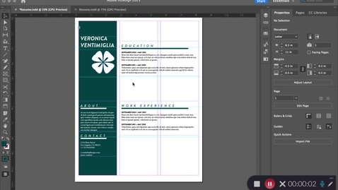 Thumbnail for ACS - InDesign Resume PT6
