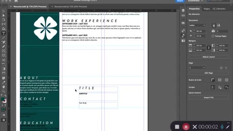 Thumbnail for entry ACS - InDesign Resume PT5