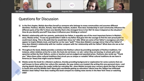Thumbnail for Spring 2022 - Reading Culture's Book Discussion #2