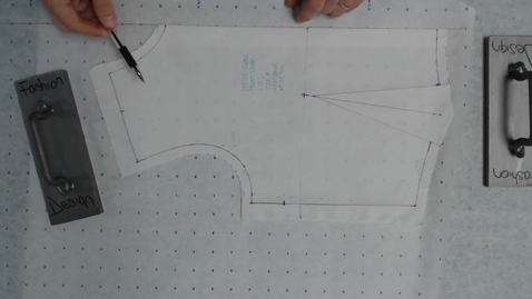 Thumbnail for Draping - Transfer Bodice Sloper on Paper Part 1