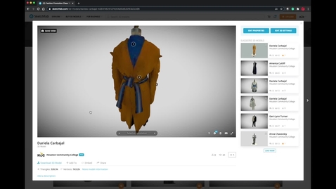 Thumbnail for entry Sketchfab Fashion Promo Collection 2020