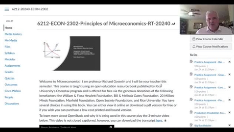 Thumbnail for entry ECON 2302 Spring 2021 - Orientation