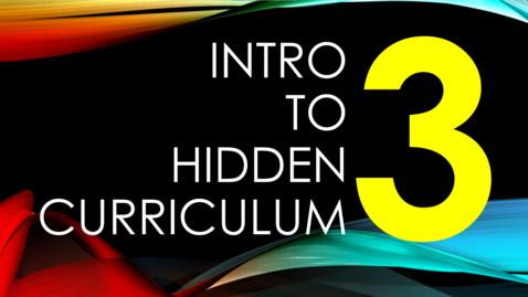 Thumbnail for An Introduction to the Hidden Curriculum, part 3: Technological Skill