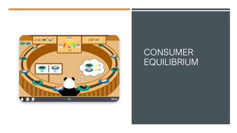 Thumbnail for Consumer Equilibrium Experiment Tutorial