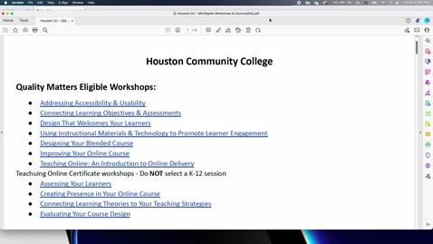 Thumbnail for How To Register for a Workshop and Save an Invoice in QM