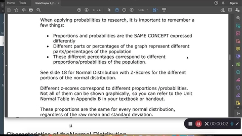 Thumbnail for entry Chapter 6: Probability (Part 3) - Examples of Finding Probability of X-Values