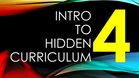 Thumbnail for An Introduction to the Hidden Curriculum, part 4: What We Can Do about It
