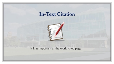 Thumbnail for In-Text Citation