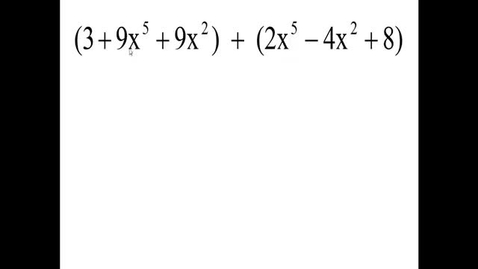 Thumbnail for entry Math 0409 Review Test 3 Problem 8