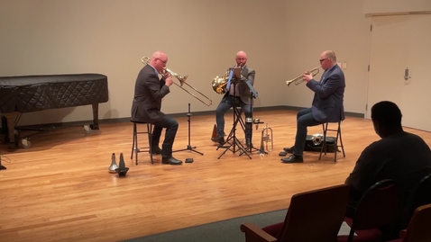 Thumbnail for entry Factory Seconds Brass Trio Recital | HCC Beat