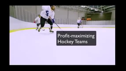 Thumbnail for Profit Maximizing hockey teams
