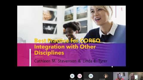 Thumbnail for Session D: Best Practice for Coreq Integration with other Disciplines