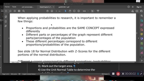 Thumbnail for entry Chapter 6: Probability - Example of Finding the Probability of an X-Value in a Population (Part 4)