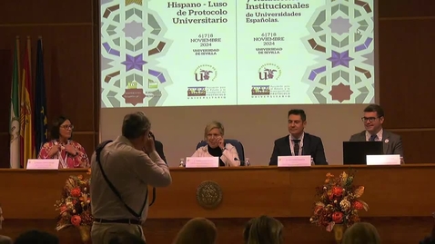 Miniatura para 07 NOVIEMBRE.  XXI ENCUENTRO DE RESPONSABLES DE PROTOCOLO Y RELACIONES INSTITUCIONALES DE LAS UNIVERSIDADES ESPAÑOLAS Y XIII ENCUENTRO HISPANO-LUSO DE PROTOCOLO UNIVERSITARIO