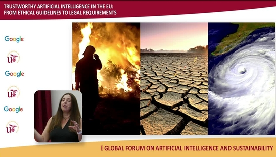 I GLOBAL FORUM ON ARTIFICIAL INTELLIGENCE AND SUSTAINABILITY. SESIÓN 25 SEPTIEMBRE