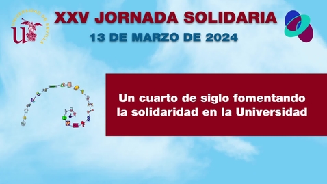 Miniatura para la entrada 13 MARZO. 10:30 H.: XXV JORNADAS DE SOLIDARIDAD