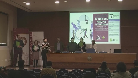 Miniatura para V EDICIÓN DEL CONCURSO &quot;TESIS EN 3 MINUTOS&quot; DE LA EIDUS 2023. 28 DE NOVIEMBRE DE 2023