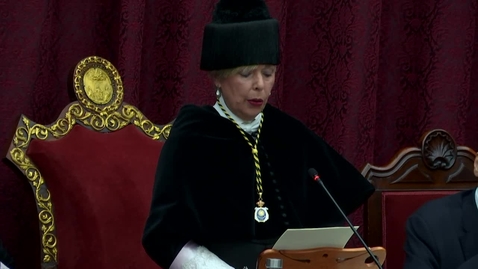 Miniatura para SOLEMNE ACTO  DE INVESTIDURA DE D.ª CARMEN VARGAS MACÍAS COMO RECTORA MAGNÍFICA DE LA UNIVERSIDAD DE SEVILLA