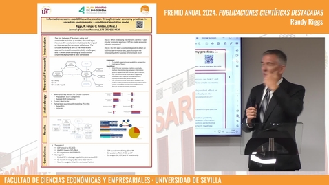 Thumbnail for PREMIO ANUAL 2024. PUBLICACIONES CIENTÍFICAS DESTACADAS. RANDY RIGGS