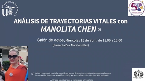 Miniatura para Análisis de Trayectorias Vitales con Manolita Chen