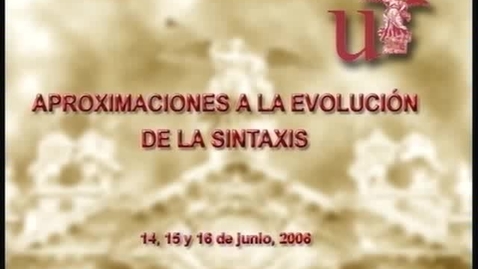 Miniatura para APROXIMACIÓN A LA EVOLUCIÓN DE LA SINTAXIS