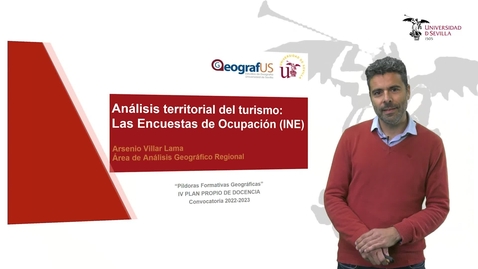 Miniatura para PÍLDORAS FORMATIVAS GEOGRÁFICAS. ANÁLISIS TERRITORIAL DEL TURISMO: LAS ENCUESTAS DE OCUPACIÓN DEL INE