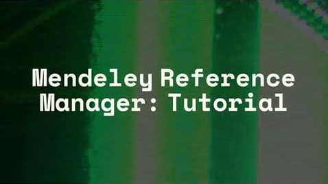 Miniatura para la entrada Mendeley Reference Manager : añadir referencias mediante identificadores