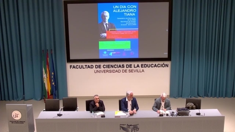 Miniatura para Clip de 06 NOVIEMBRE. 17:00 H.: CONFERENCIA: ALEJANDRO TIANA