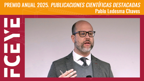 Miniatura para PREMIO ANUAL 2025. PUBLICACIONES CIENTÍFICAS DESTACADAS. PABLO LEDESMA CHAVES