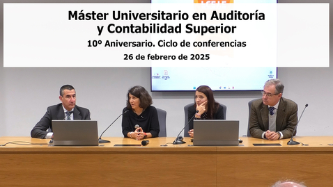 Miniatura para MÁSTER UNIVERSITARIO EN AUDITORÍA Y CONTABILIDAD SUPERIOR. 10º ANIVERSARIO - 26 FEB 2025