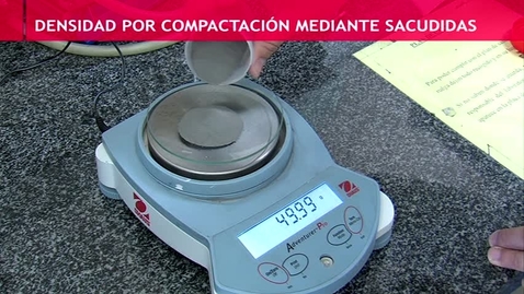 Miniatura para la entrada DENSIDAD POR COMPACTACIÓN MEDIANTE SACUDIDAS DE POLVOS METÁLICOS